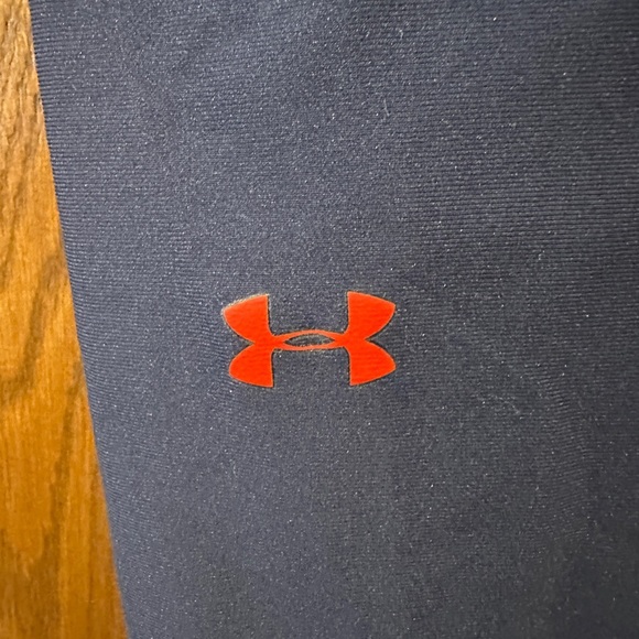 Women’s Under Armour Compression Legging, red and navy - Picture 2 of 5